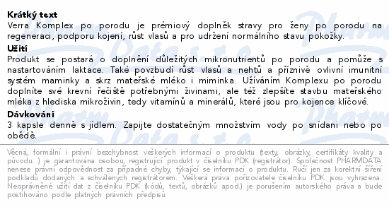 Verra Komplex po porodu cps.90
