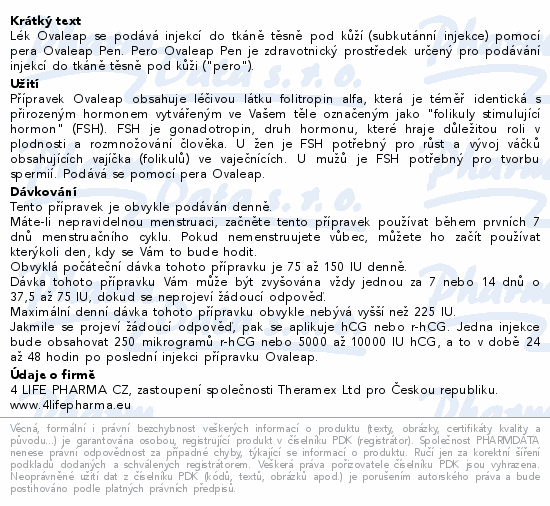 Ovaleap Pen injektor