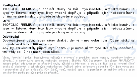 Inofolic Premium 60 sáčků II