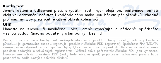 WELEDA Čisticí a odličovací olej 150ml