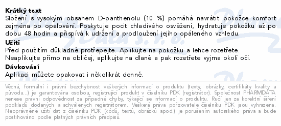 Astrid SUN chladivá regene.pěna po opalování 150ml