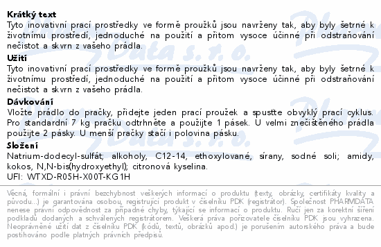 Allnature Prací proužky 16ks