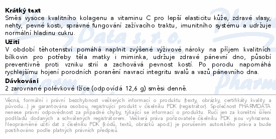 Verra Premium Kolagen s vitamínem C 408g