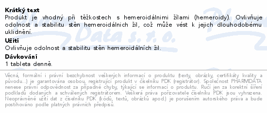 HEMORVEN tbl.30