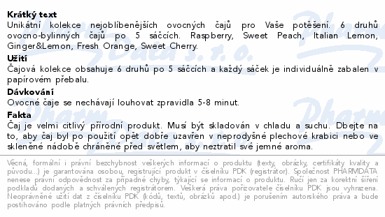 TEEKANNE World of Fruits collection 2024 6x5ks