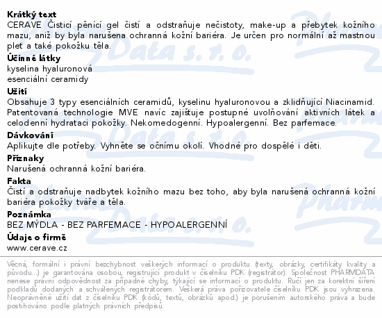 CeraVe Čistící pěnící gel 88ml