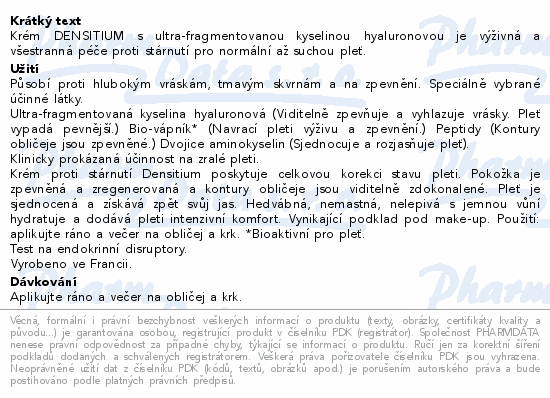 SVR Densitium Creme Krém pro zralou pleť 50ml