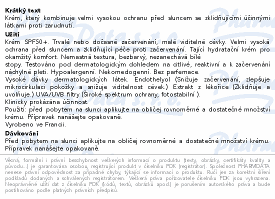 SVR Sensifine Ar Creme SPF50+ Pleťový krém 40ml