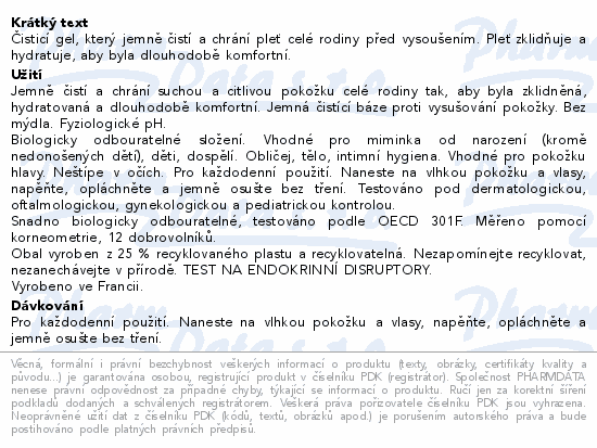 SVR Topialyse Gel Lavant Čisticí gel 1l