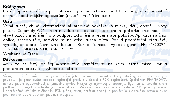 SVR Topialyse Baume Protect+ Ochranný balzám 400ml