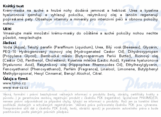 Eva Dermo krém-maska na nohy 75ml