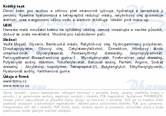 Eva Dermo denní krém proti vráskám 50ml