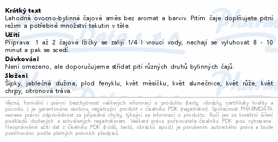 Lásky květ ovocno-bylinný syp. čaj 50g Fytopharma