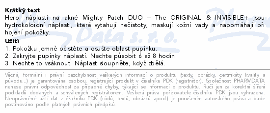 Hero. Mighty Patch Duo Original 6ks/Invisible+ 6ks