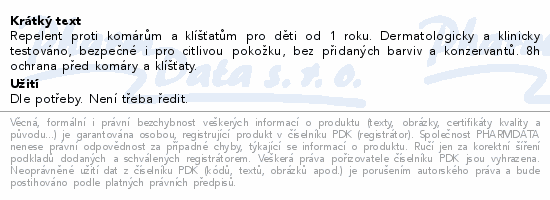 OFF! Kids repelent rozprašovač 1+r 100ml