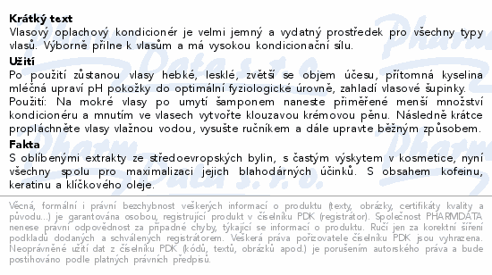 BIO BIONE Bylinný elixír regener.kondicionér 260ml