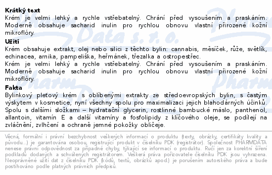 BIO BIONE Bylinný elixír regener.pleťový krém 51ml