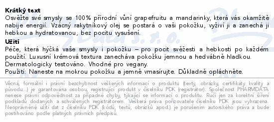 WELEDA VITALITY Rakytníkový sprchový krém 400ml