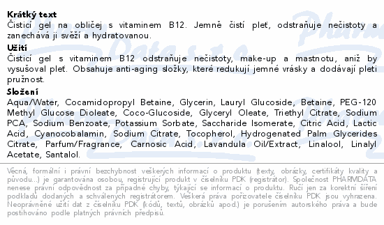 Australian Bodycare B12 face wash 100ml