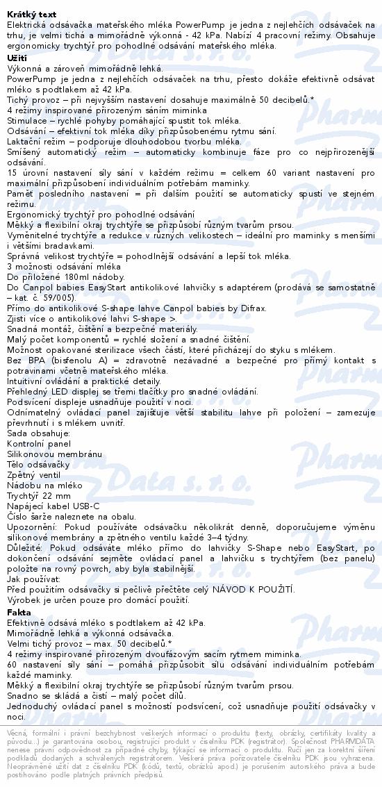 Canpol babies Přenos.odsávačka mat.mléka PowerPump