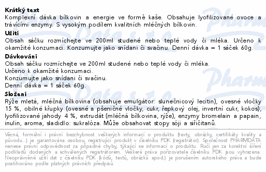 bombus Super Protein Food strawbery 60g