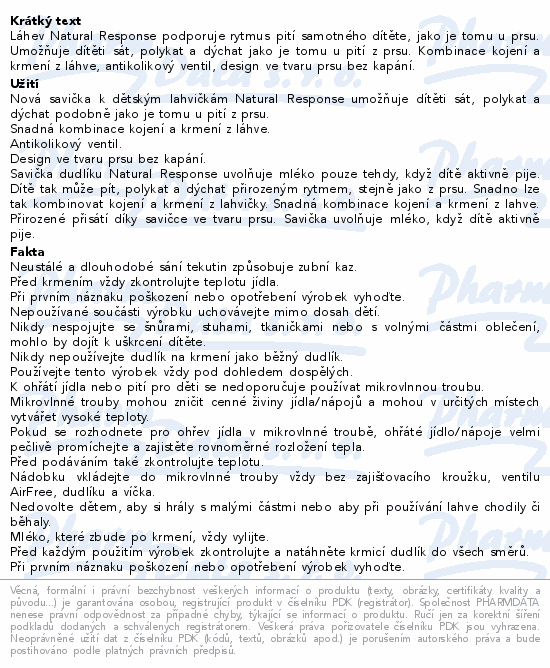 Philips AVENT Láhev Natural Response 2x330ml 3m+