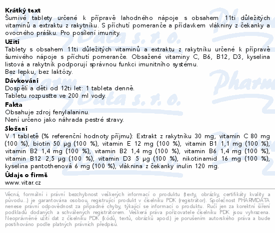 Maxi Vita Multivit.11vit.+rakyt.pomer.tbl.eff.20