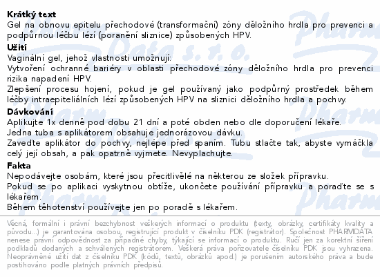 Papilocare vaginální gel 21x5ml