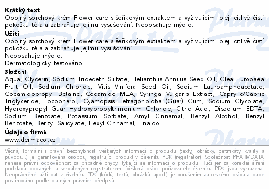 Dermacol Šeřík opojný sprchový krém 200ml