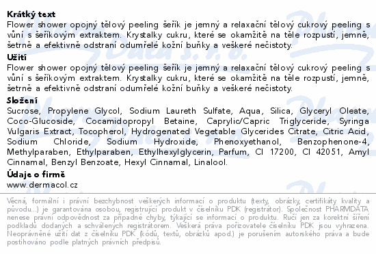 Dermacol Šeřík opojný tělový peeling 200g