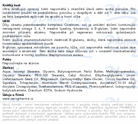 DERMEDIC Cicatopy ultra-zklidňující opra.krém 40ml