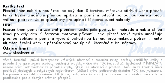 Blend-a-dent Ultimate fixační krém 40g