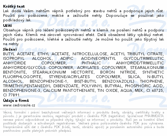 Four Seasons vápník s bělícím efektem 12ml