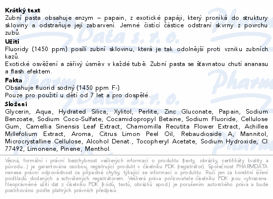 CHEEEES Pineapple zubní pasta 60g