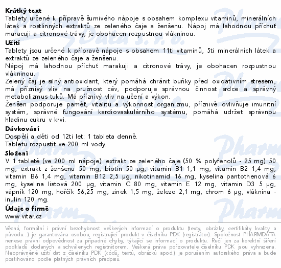 Revital Botanicals Multivitamin+minerály eff.20