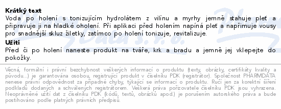 WELEDA For Men Voda po holení 100ml