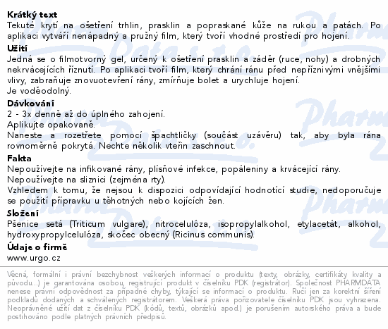 URGO FILMOGEL Praskliny 3.25ml