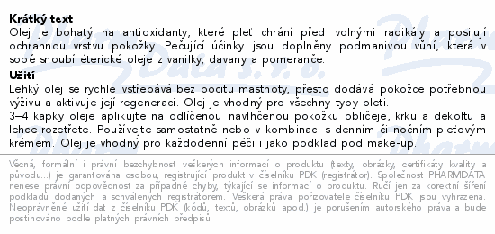 WELEDA Zpevňující pleť.olej Granátové jablko 30ml