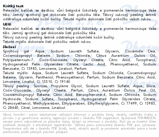 Dermacol Aroma Moment Belgická čokoláda dárk.sada