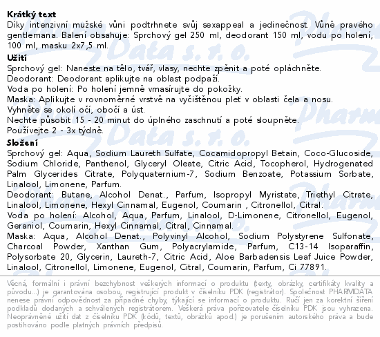 Dermacol Men Agent Dotek Gentlemana dárková sada