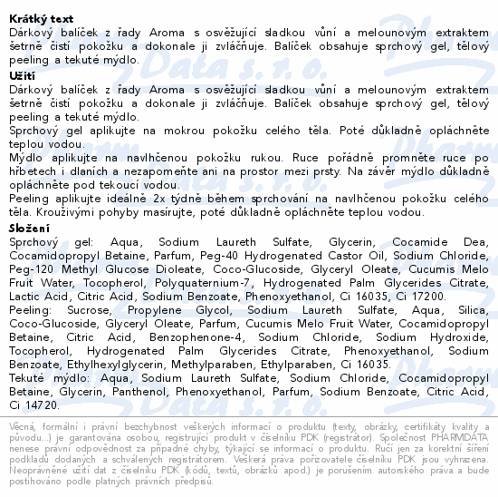 Dermacol Aroma Moment Vodní meloun dárková sada