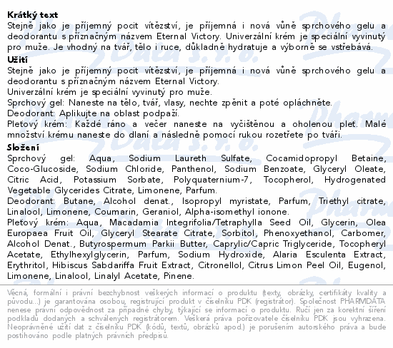 Dermacol Men Agent Vůně vítězství dárková sada