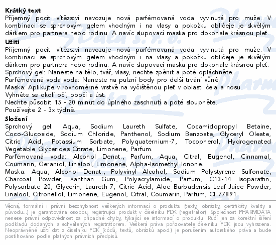 Dermacol Men Agent+Eternal Victory EdP dárk.sada