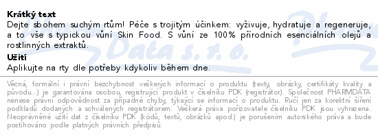 WELEDA Skin Food lip stick 4.8g