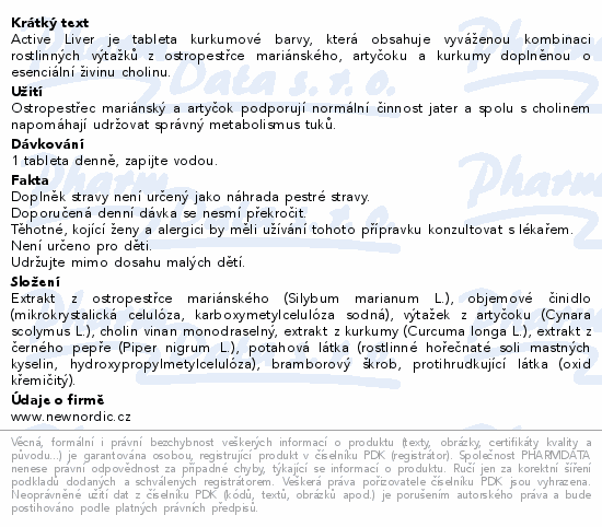 Active Liver tbl.30 New Nordic
