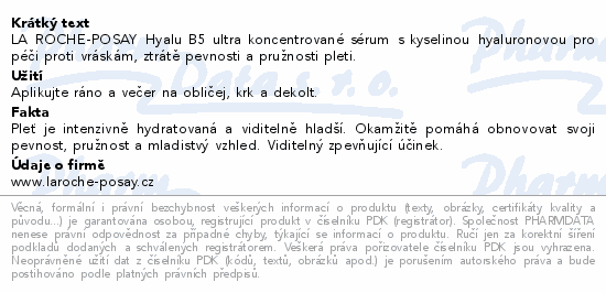 LA ROCHE-POSAY HYALU B5 sérum 30ml