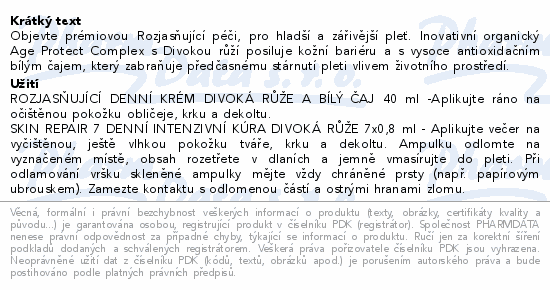 WELEDA Bright.FaceCare Wild Rose&White Tea DUO set