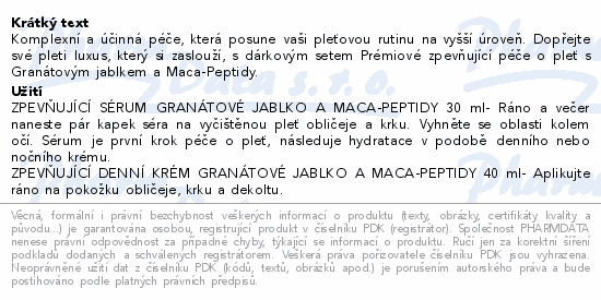 WELEDA Firm.Face Care Pomegr.&Maca Pept.DUO set