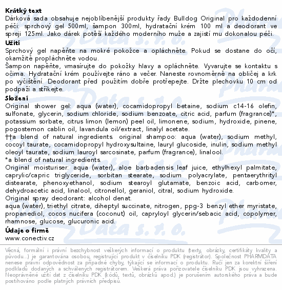 BULLDOG Skincare Original Morning Routine set