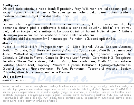 WILKINSON Sensitive Shave Duo set